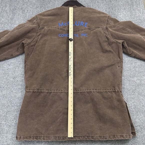 VTG Carhartt C52 CHT Duck Canvas Blanket Lined Chore Barn Coat Jacket XL TALL - Picture 12 of 13